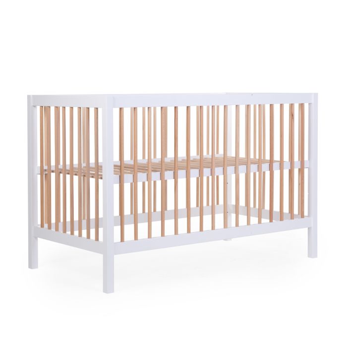 COT 97 - LIT DE BÉBÉ - 120X60CM - BLANC NATUREL (Childhome)