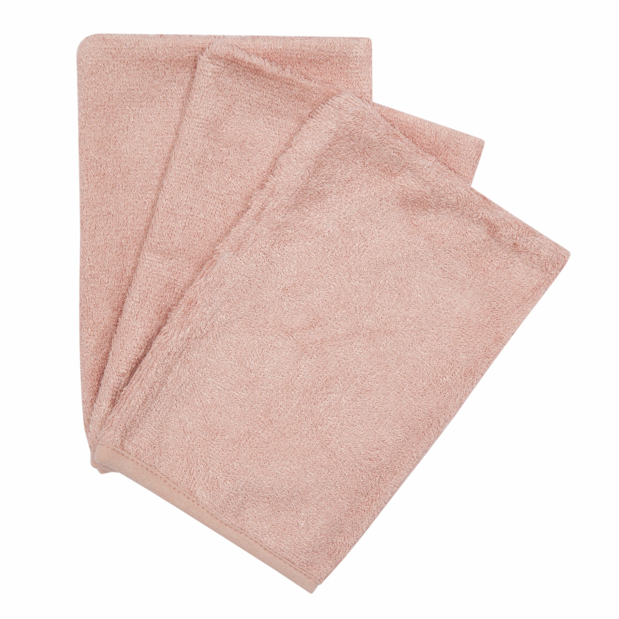 Set de 3 gants de toilette Misty Rose (Timboo)
