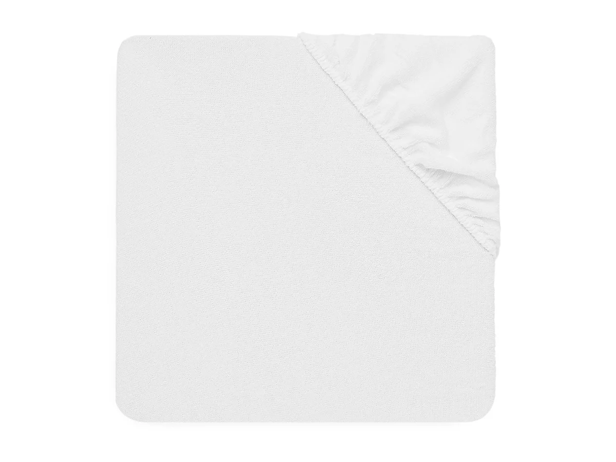 Drap-housse Éponge Imperméable 60x120cm White (Jollein)