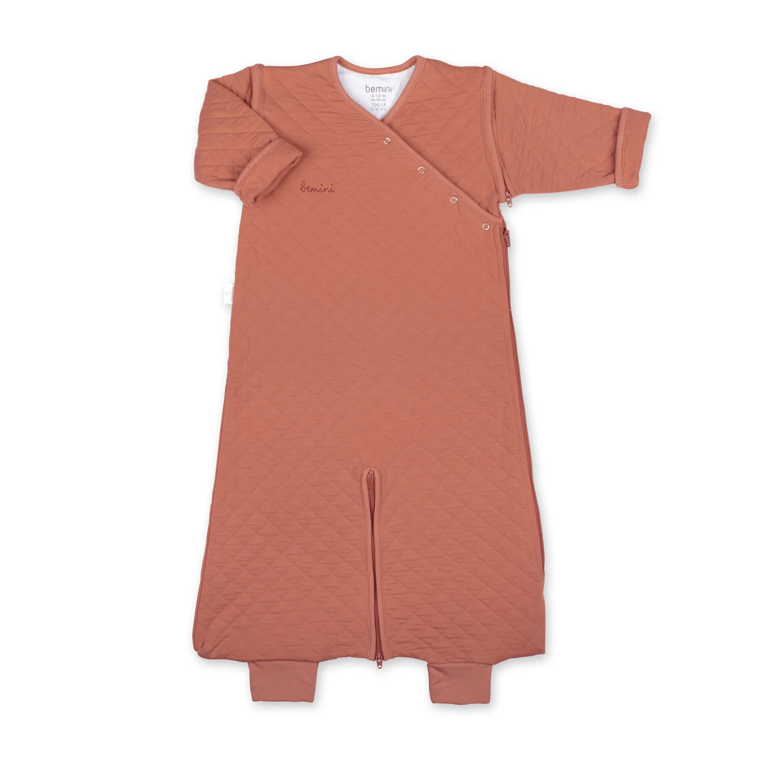 MAGIC BAG 12-24m brick pady quilted jersey tog 1.5 (Bemini)