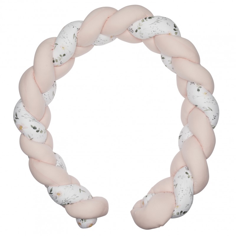Tresse décorative multi-usages botanique blanc/blush/vert - Sweet Garden (BB and CO)