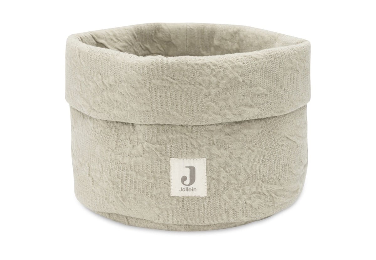 Panier de rangement Soft Waves Olive Green (Jollein)