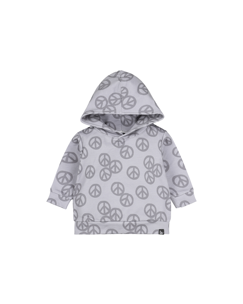 Sweat capuche bébé garçon peace (Babystyling)