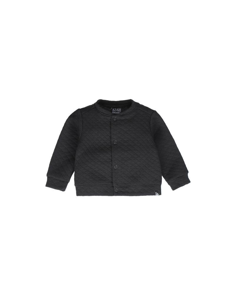Veste cotton bébé garçon noire (Babystyling)
