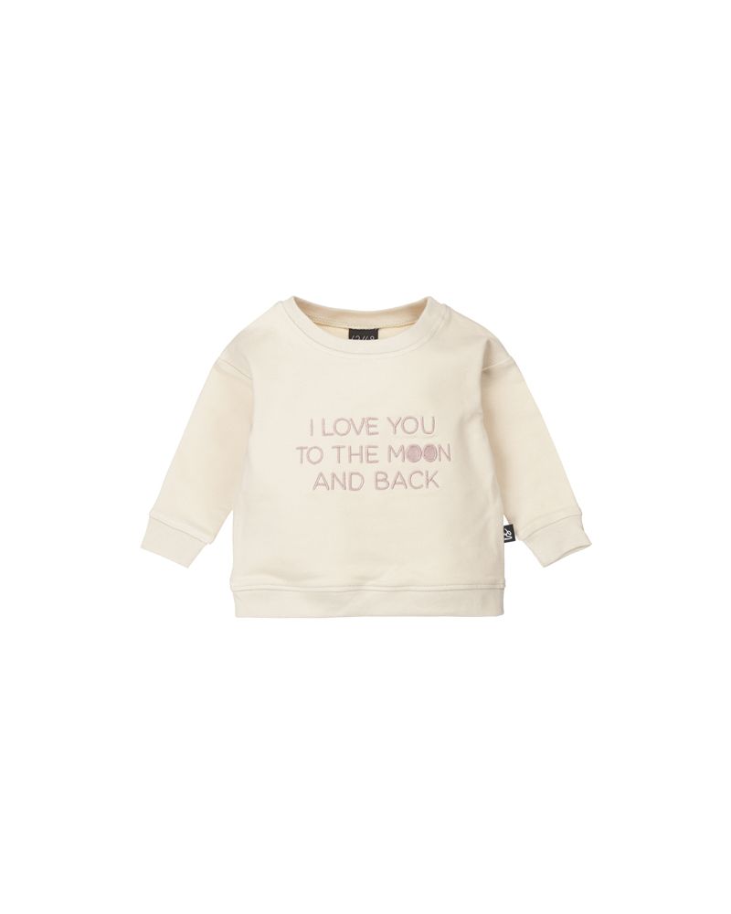 Sweat bébé fille to the moon and back (Babystyling)