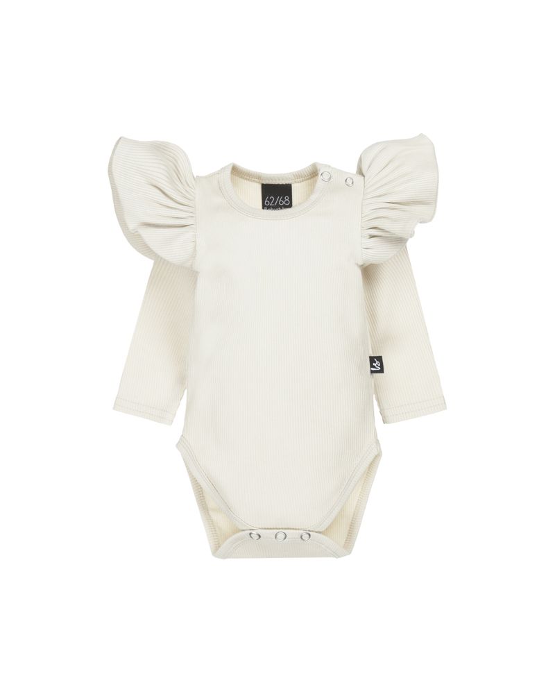 Body manches longues volants sand  (Babystyling)