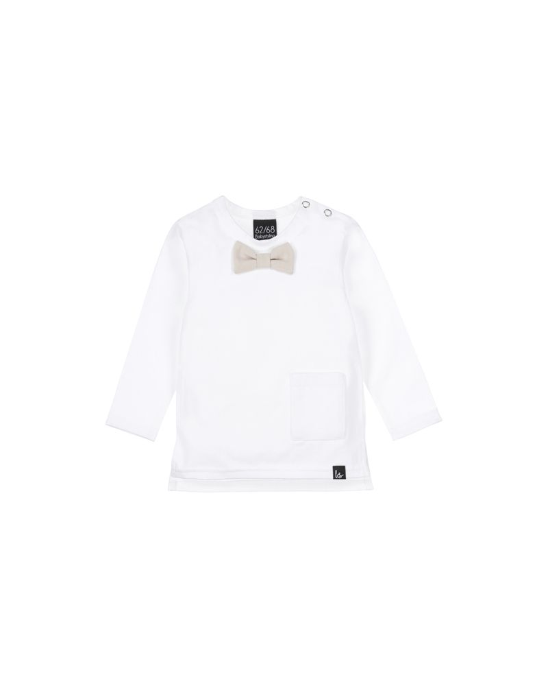 T-shirt manche longue avec noeud papillon (Babystyling)