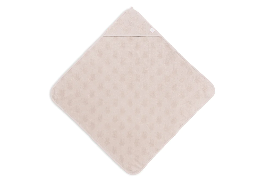 Cape de bain éponge Miffy Jacquard - Nougat (Jollein)