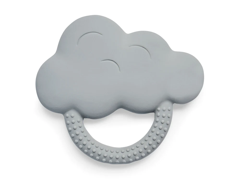Anneau de dentition en caoutchouc Cloud - Storm Grey (Jollein)