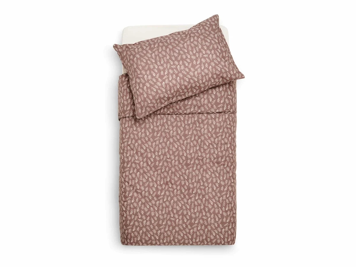 Housse de couette et taie 100x135/140cm Meadow Chestnut (Jollein)