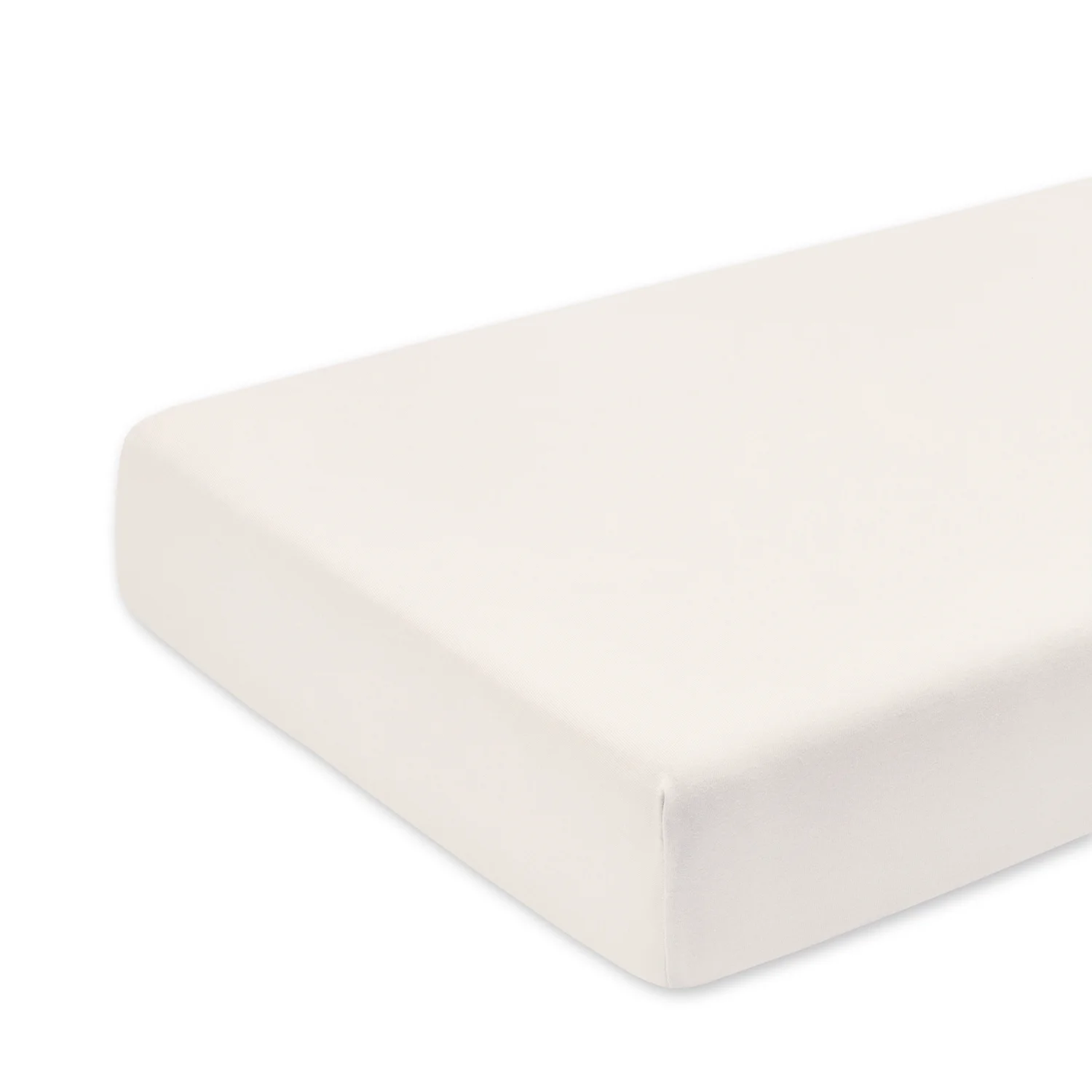 DRAP HOUSSE BERCEAU 40x90cm ecru jersey (Bemini)