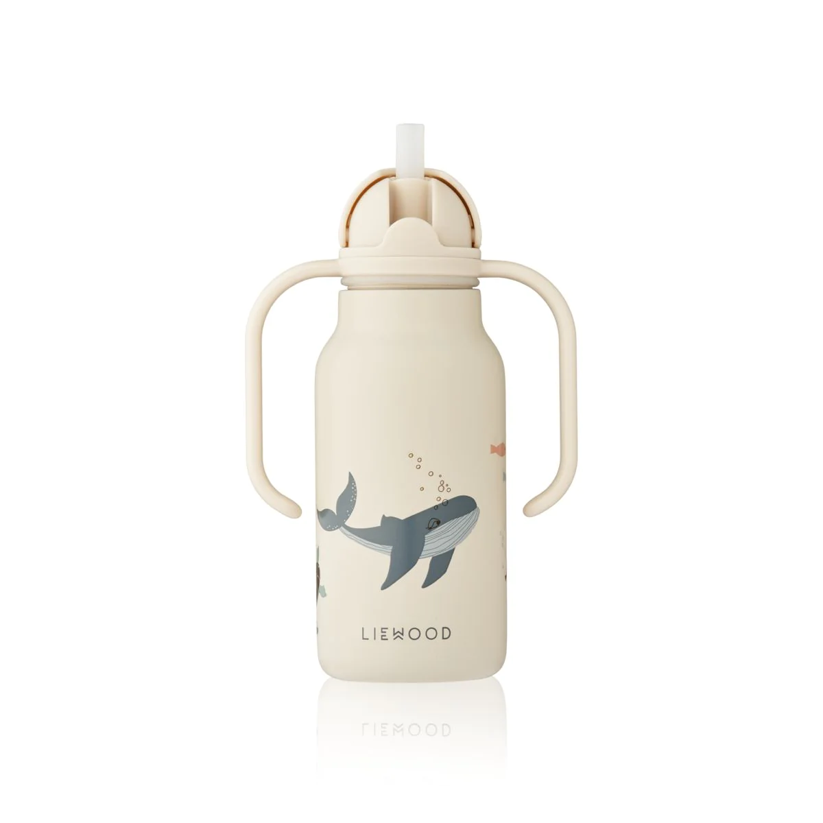 GOURDE EN ACIER KIMMIE 250 ML SEA CREATURE / SANDY( Liewood) – Image 2