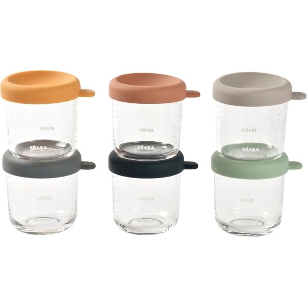 SET 6 PORTIONS VERRE 250 ML (Beaba)