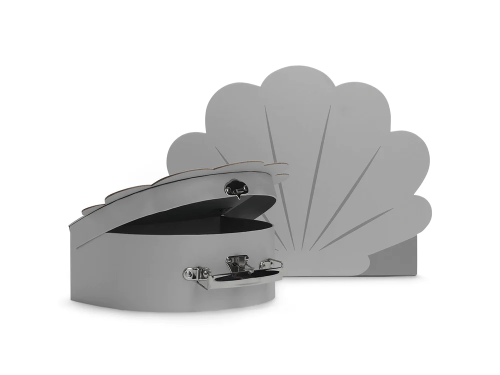 Valisette à Jouets Shell - Grey - 2 Unités (Jollein)