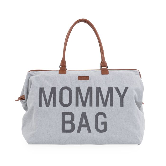 MOMMY BAG SAC A LANGER - CANVAS - GRIS (CHILDHOME)