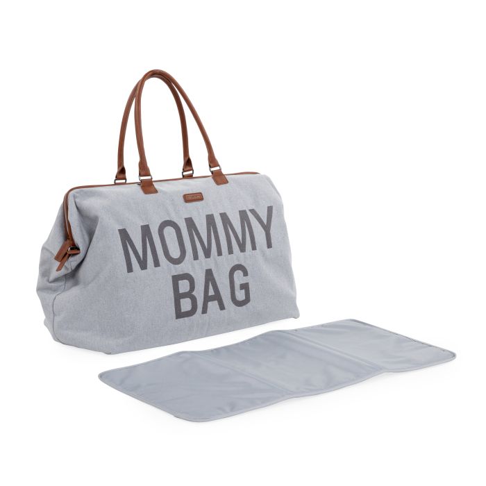 MOMMY BAG SAC A LANGER - CANVAS - GRIS (CHILDHOME) – Image 2
