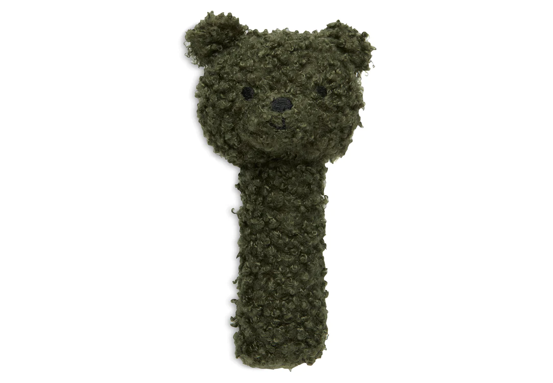 Hochet Teddy Bear - Leaf Green (Jollein)