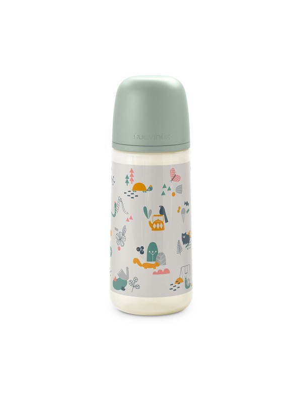 Biberon  débit moyen - 270ml - A walk in the park - Vert (Suavinex)