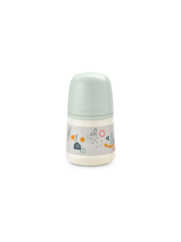 Biberon  débit lent - 150ml - A walk in the park - Vert (Suavinex)