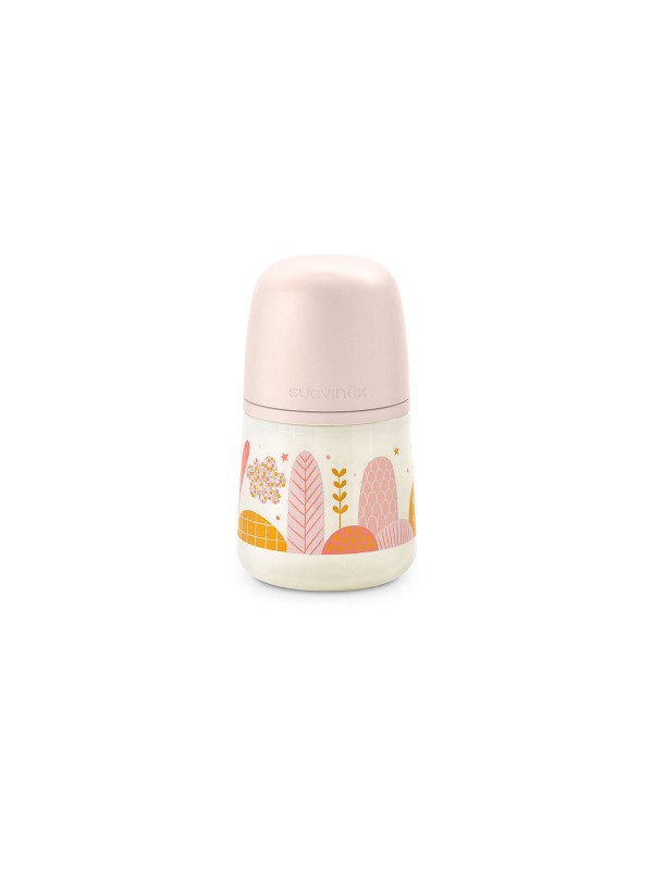 Biberon  débit lent - 150ml - Pink (Suavinex)