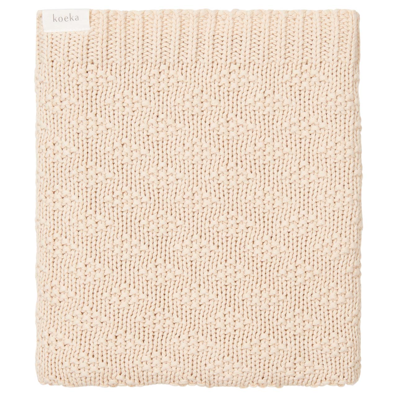 Couverture berceau Braga warm white  (Koeka)