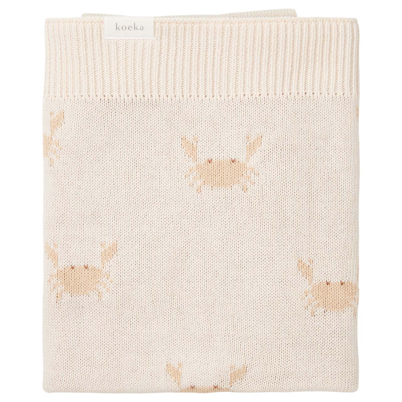 Couverture berceau Life is a beach milky (Koeka)
