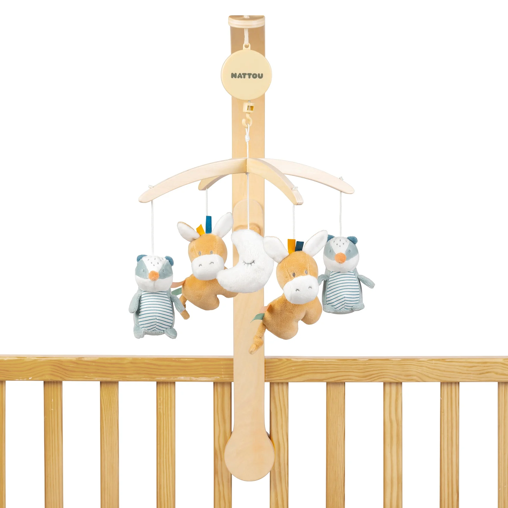 Mobile Musical Bébé en Bois (Nattou)