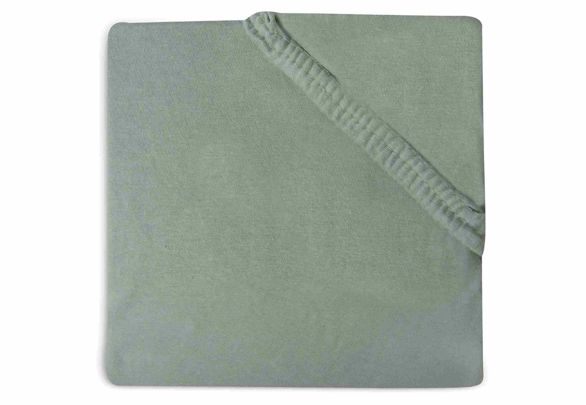 Drap-housse Jersey 70x140cm/75x150cm Ash Green (Jollein)