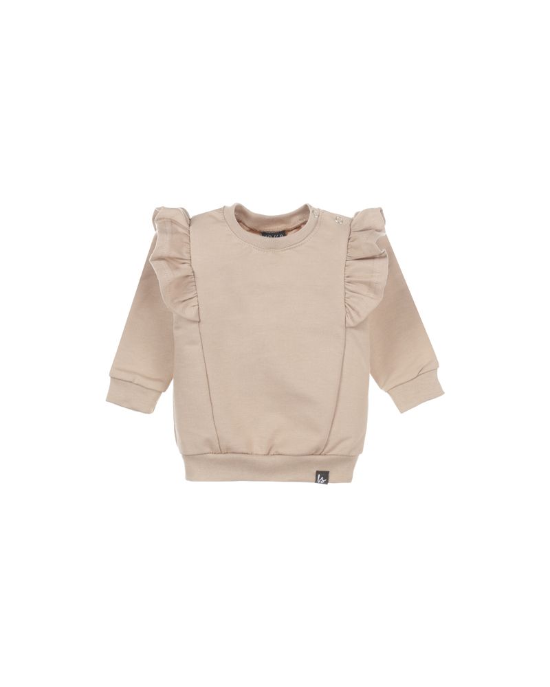 Sweat volant soft beige SS24 (Babystyling)