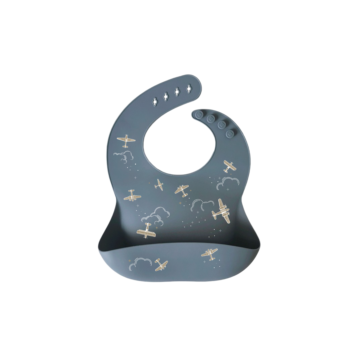 Bavoir en silicone Aviateur (ZAKUW)