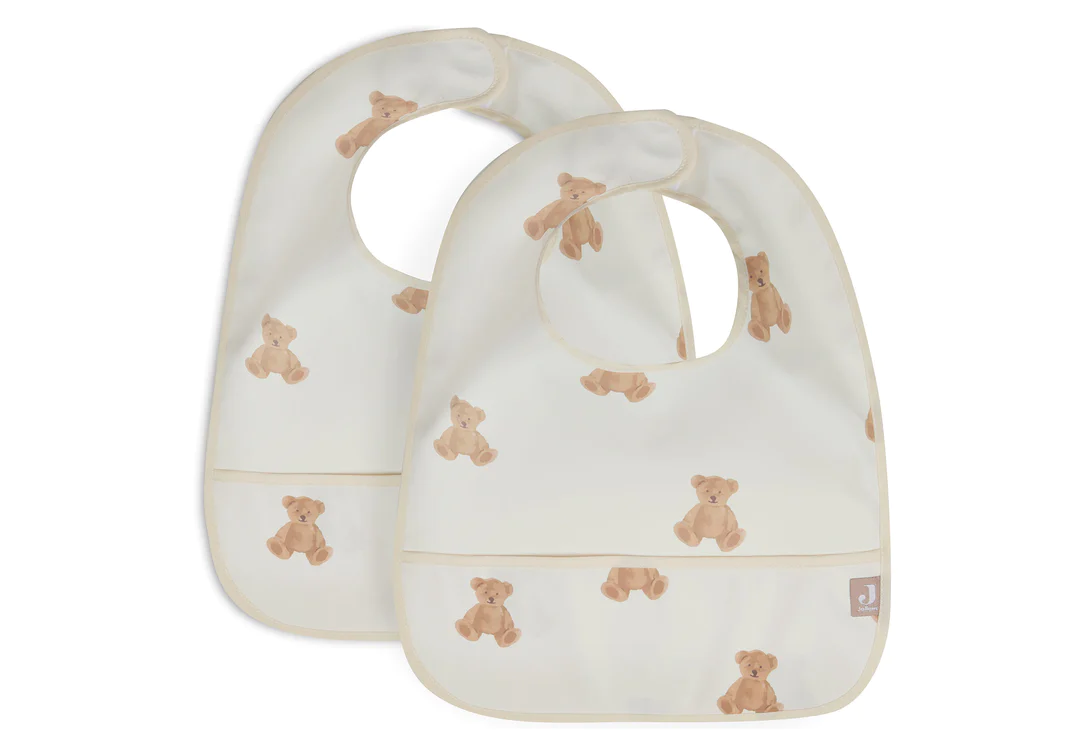 Bavoir Imperméable Teddy Bear - 2 pièces (Jollein)