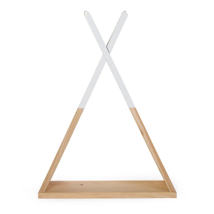 ETAGÈRE MURALE TIPI - BOIS - NATUREL BLANC (Childhome)