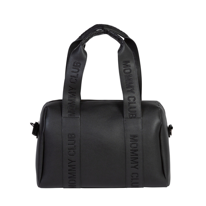 MOMMY CLUB SAC À LANGER - SIGNATURE - CUIR VEGAN - NOIR (CHILDHOME)