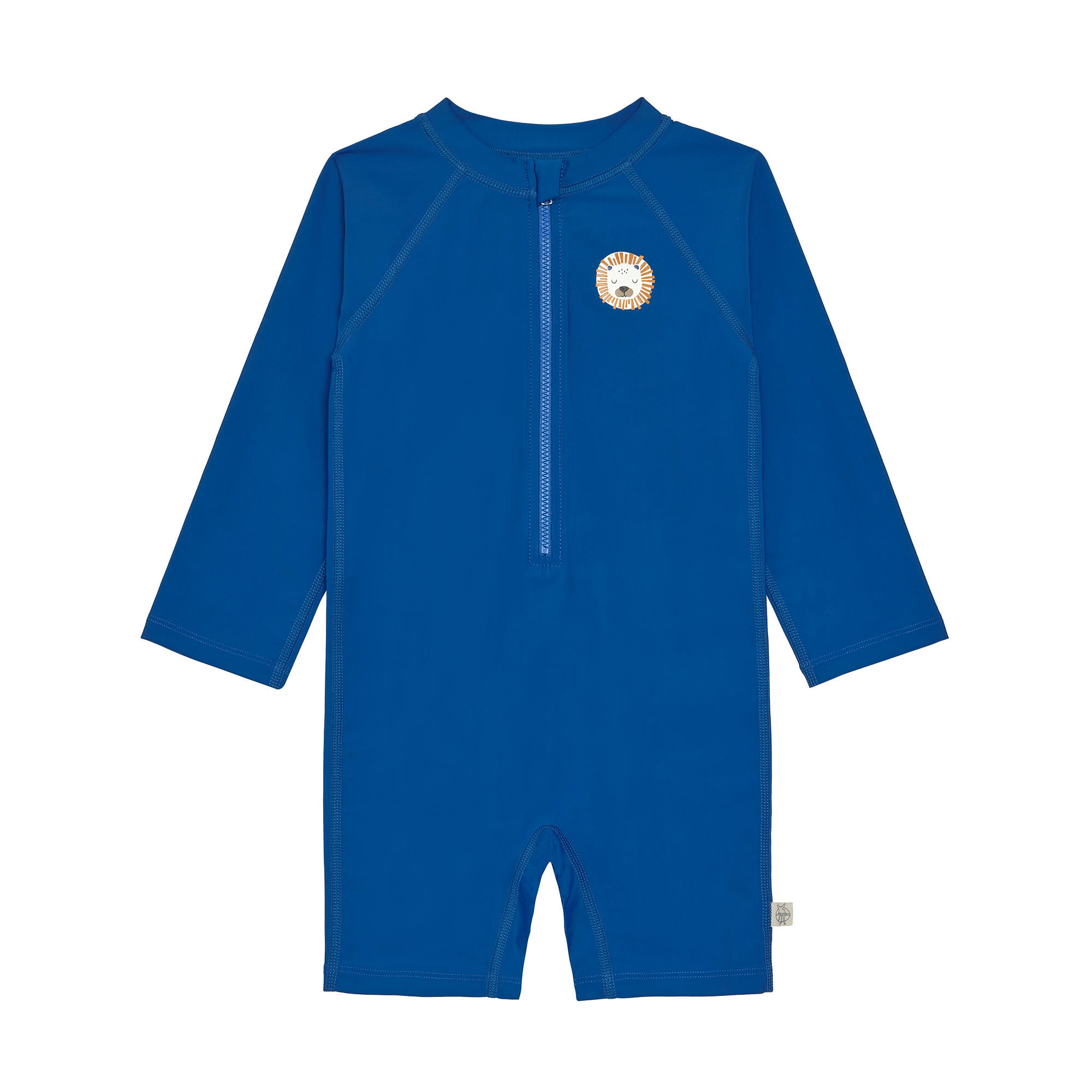 Maillot de bain enfant manches longues (anti-UV), bleu (Lassig)