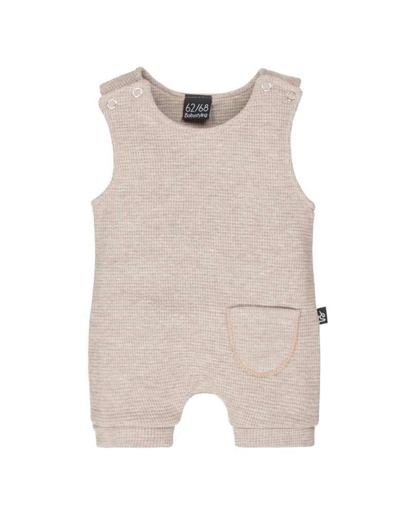 Combinaison d'été Waffle brun clair (Babystyling)