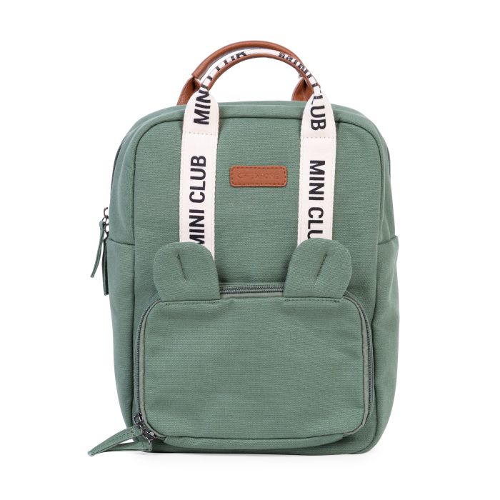 MINI CLUB SAC A DOS ENFANT - SIGNATURE - CANVAS - VERT (CHILDHOME)