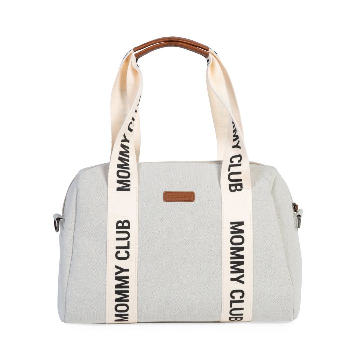 MOMMY CLUB SAC À LANGER - SIGNATURE - CANVAS - OFF WHITE (CHILDHOME)