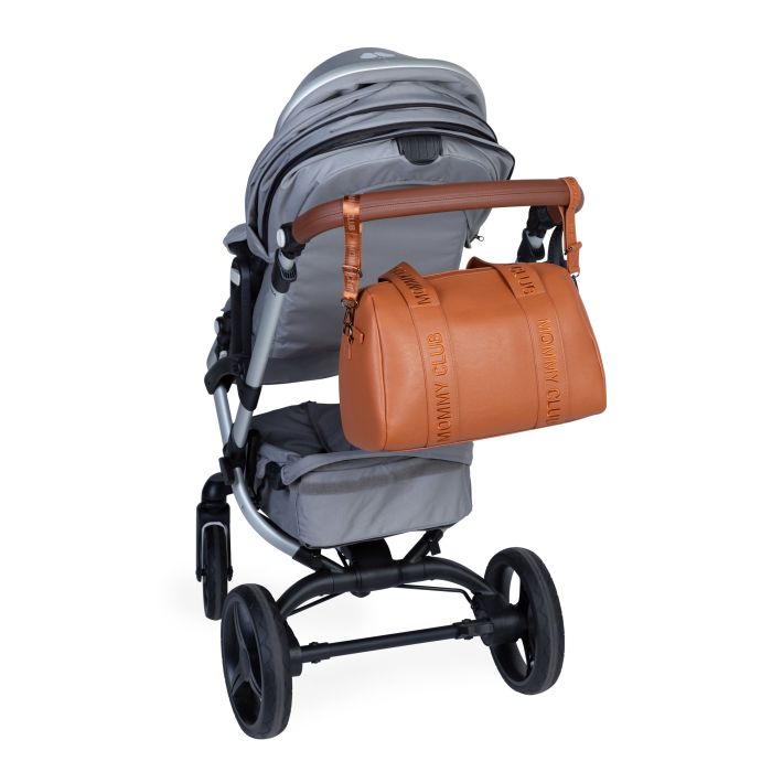 MOMMY CLUB SAC À LANGER - SIGNATURE - CUIR VEGAN - BRUN (CHILDHOME) – Image 2