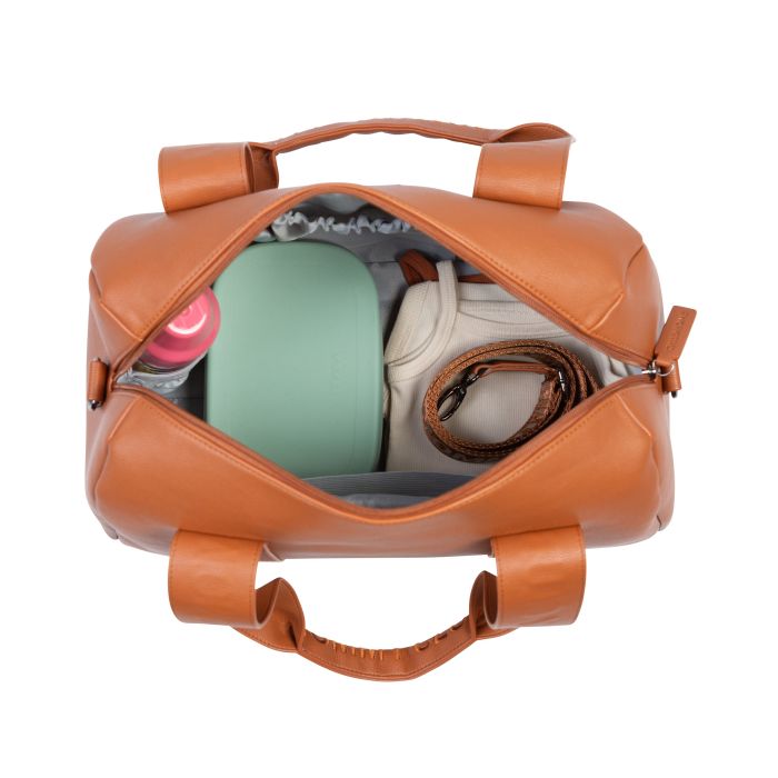 MOMMY CLUB SAC À LANGER - SIGNATURE - CUIR VEGAN - BRUN (CHILDHOME) – Image 3