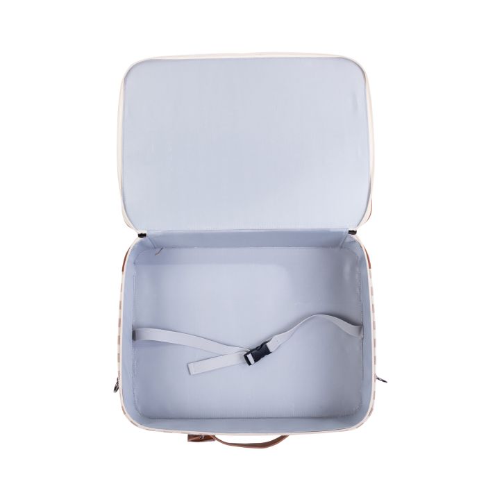 MINI TRAVELLER KIDS SUITCASE - RAYURES - NUDE/TERRACOTTA (Childhome) – Image 2