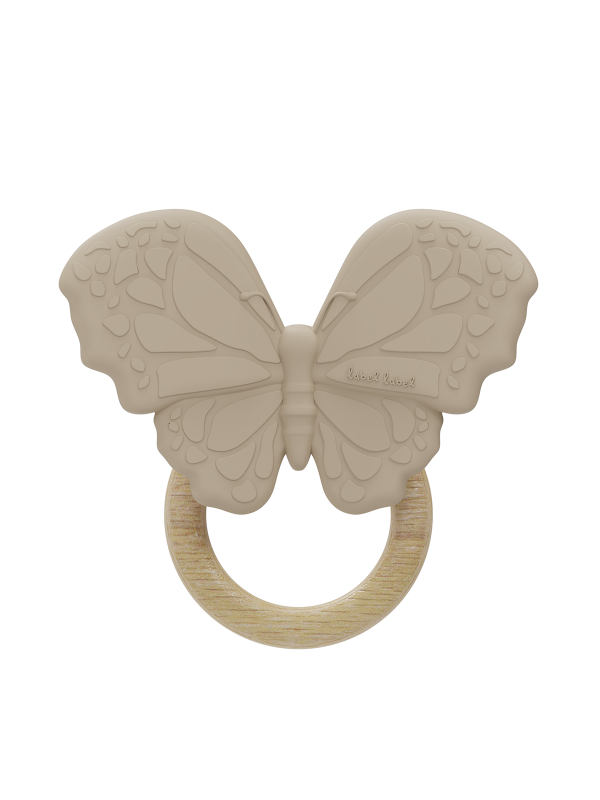 Anneau de dentition Papillon Nougat (Label Label)