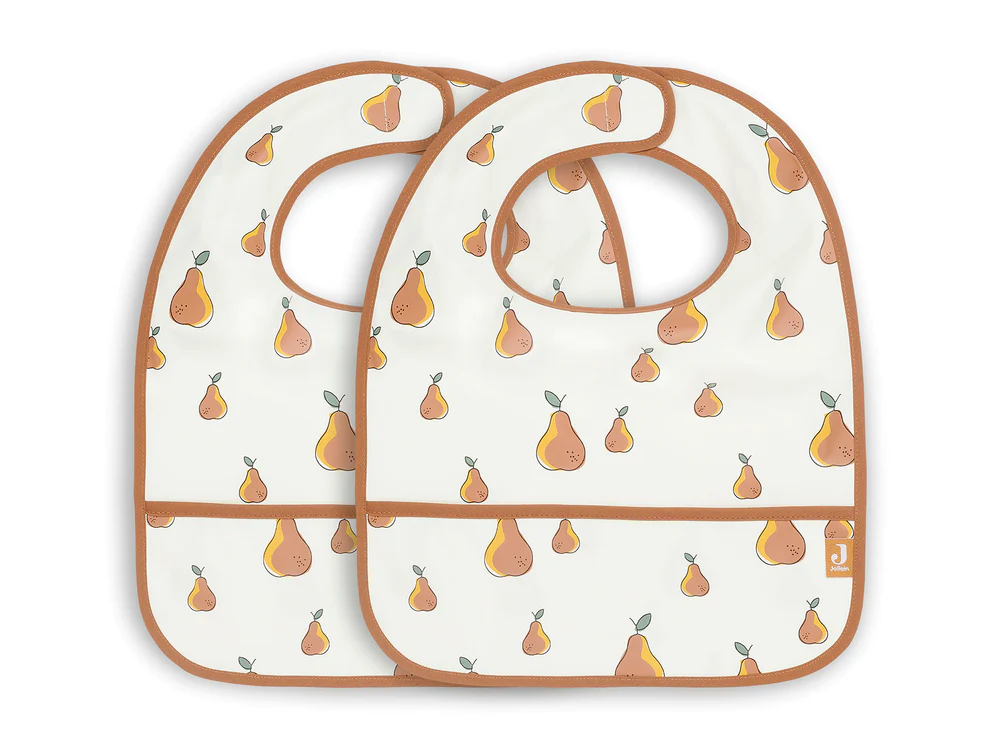 Bavoir Imperméable Pear (2pack) (Jollein)