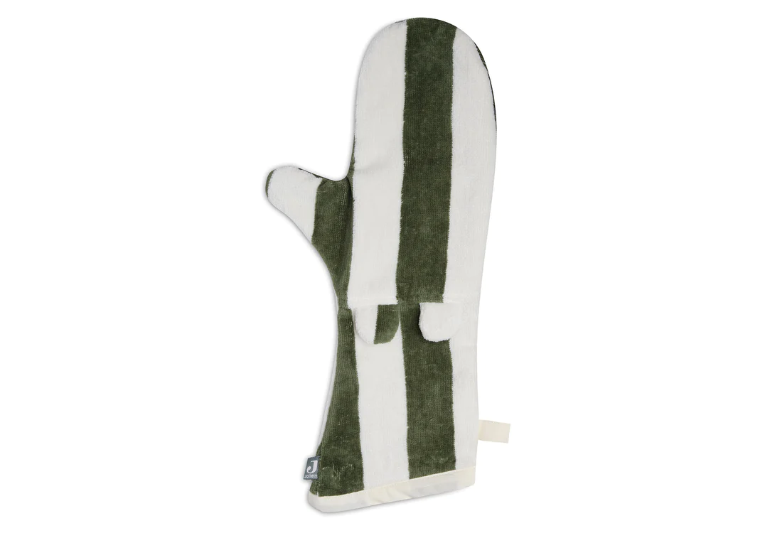 Gant de Toilette Éponge Leaf Green - GOTS (Jollein)