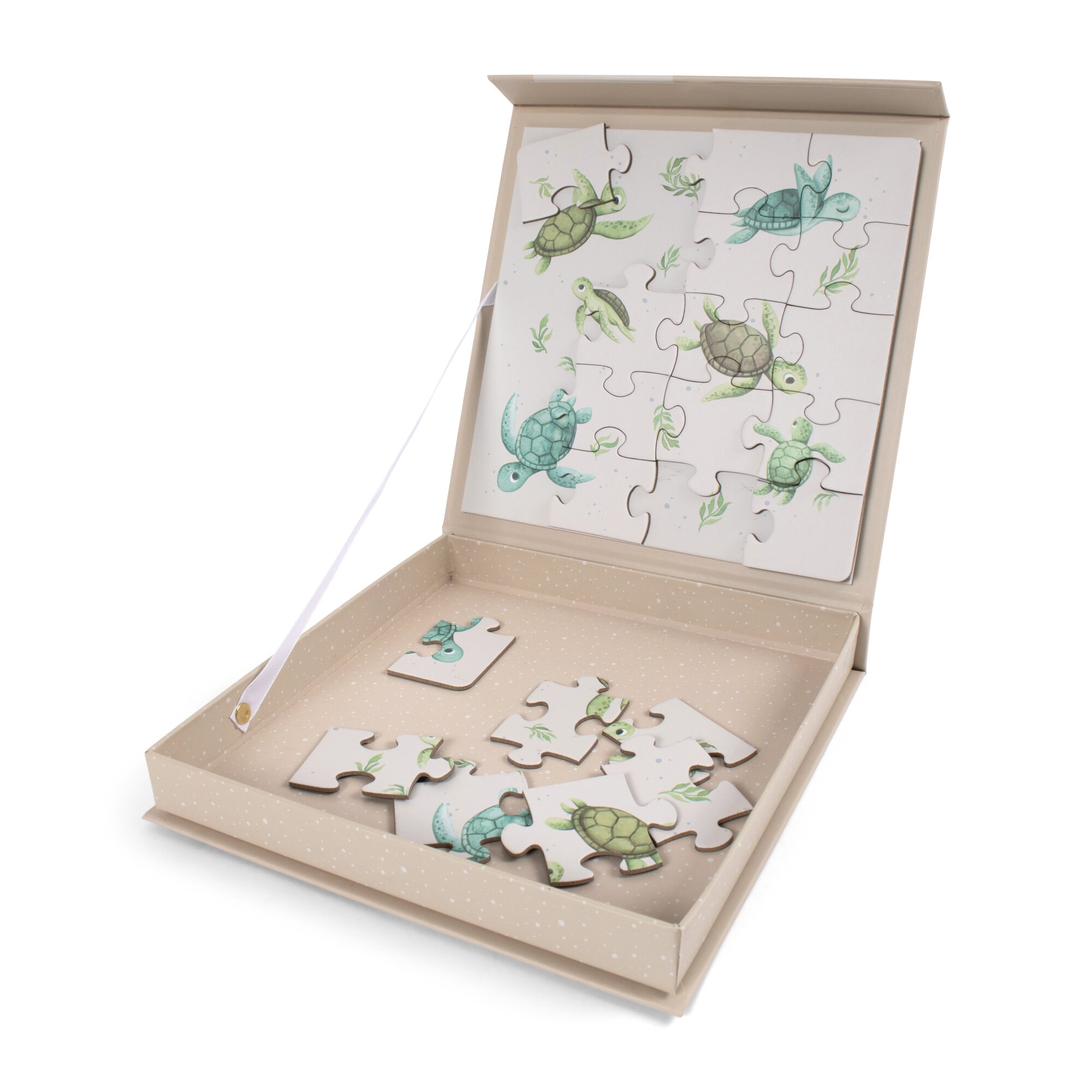 Jeu magnétique Puzzle Tortue (Filibabba)
