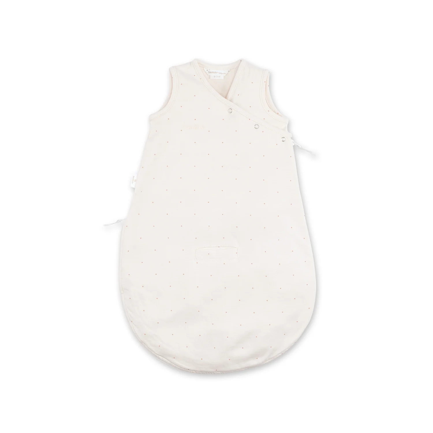 MAGIC BAG 1-4m small dot print ecru jersey tog 0.5 (Bemini)