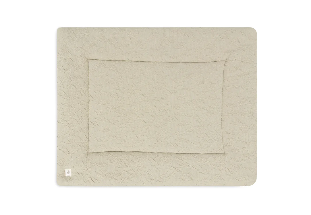 Tapis de parc 75x95cm Soft Waves - Olive Green (Jollein)