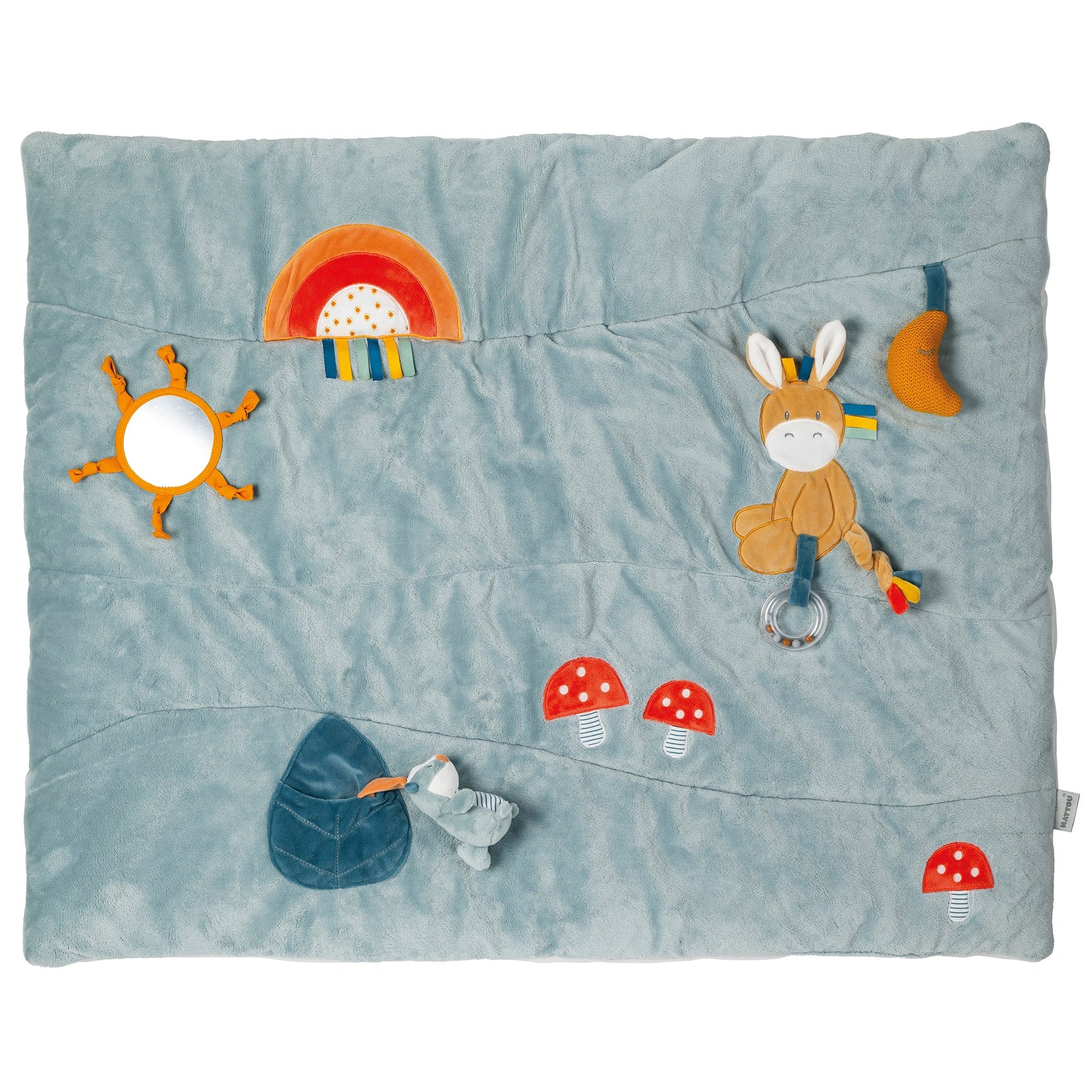 Tapis de Jeu Rectangulaire Félix et Léo (Nattou)