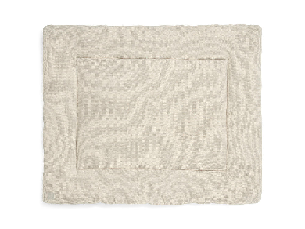 Tapis de parc 75x95cm Basic knit Nougat (Jollein)