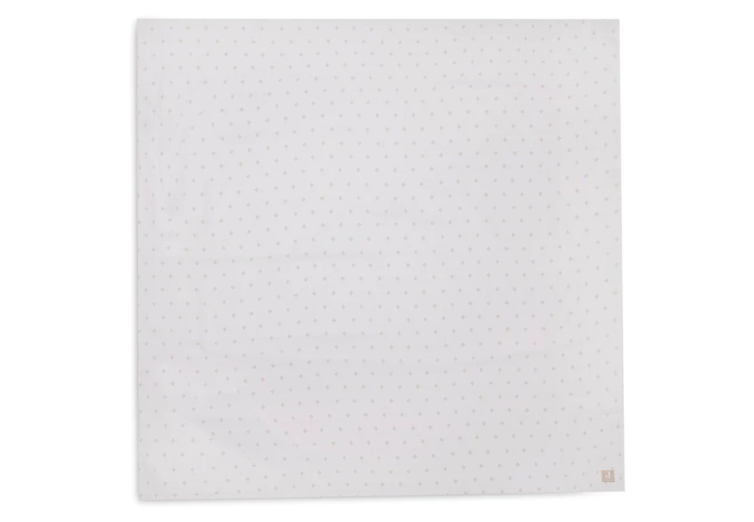 Lange gaze de Coton Large Pointelle Biscuit GOTS (Jollein)