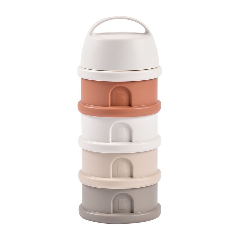 BOÎTE DOSEUSE 4 COMPARTIMENTS COTTON/TERRACOTTA  (Béaba)